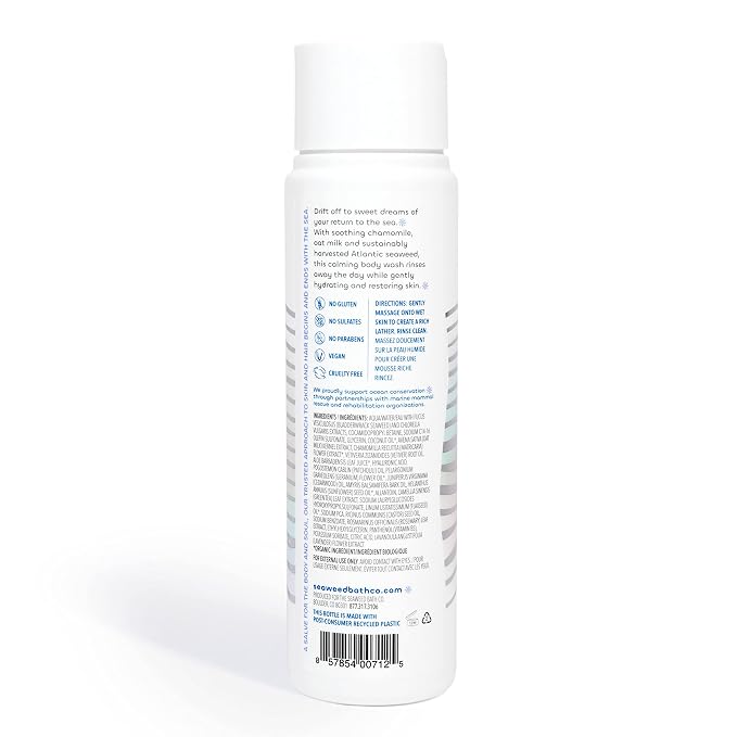 Seaweed Bath Co. Calm Body Wash, Vetiver Geranium Scent, 12 Ounce, Shower Gel - Image 8