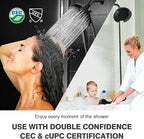 Shower Head with Handheld High Pressure: 2-IN-1 Shower Head with 7.2" Rainfall - Image 6
