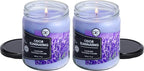 Lavender 2 Pack Odor Eliminating Highly Fragranced Candle - Image 3