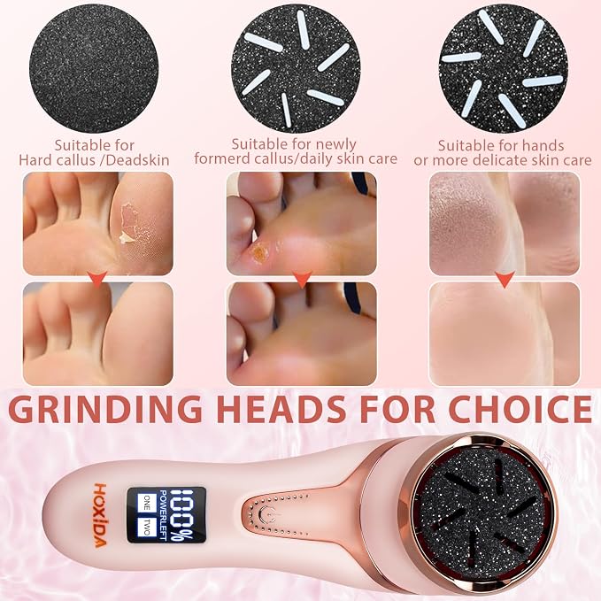 Electric Callus Remover for Feet, Rechargeable Foot Callus Remover Pedicure - Image 7