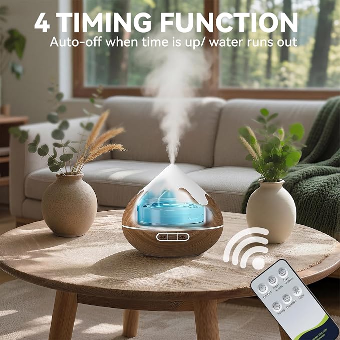 500ML Essential Oil Diffuser, Ultrasonic Aromatherapy Diffuser - Image 4