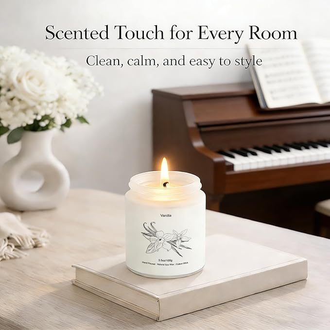 Scented Candles for Home, 8 Pack Soy Wax Gift Set for Women, Aromatherapy - Image 5