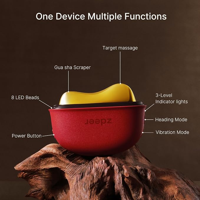ZDEER LED Red Light Therapy for Face & Neck Massager Facial Care Device – - Image 9