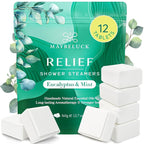 Eucalyptus Mint Shower Steamers 12 Pack by Maybeluck