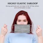 Wecolor 100 Pcs Disposable 3 Ply Earloop Face Masks - Image 5