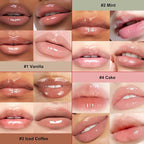 4 PCS Lip Glossy Butter Nourishing Balm, Lightweight, Non-Sticky, Long-lasting - Image 5