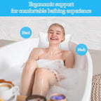 EORTA Inflatable Bathtub Pillow Anti-Slip Aerated Bath Pillow - Image 5