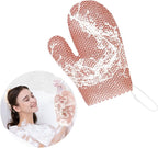 Honeycomb Exfoliating Bath Gloves by Koqye
