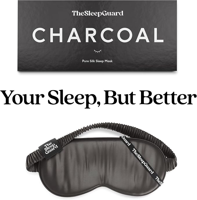 TheSleepGuard Pure Silk Sleep Mask Light Blocking Travel Essentials. Eye Masks - Image 6