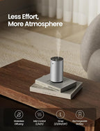 Waterless Essential Oil Diffuser, Rechargeable Scent Diffusers - Image 2