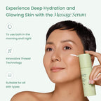 PLANTIFIQUE Massage Set: Jade Gua Sha & Korean Face Serum - Image 3