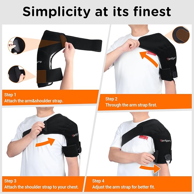 Comfytemp Shoulder Heating Pad for Rotator Cuff, Heating Pad for Shoulders - Image 7