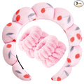Zkptops Spa Headband for Washing Face Wristband Set Sponge Makeup Skincare by ZKPTOPS