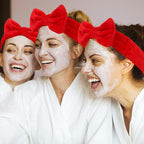 Semato 8 Pcs Red Spa Headband Skincare Headbands - Image 4