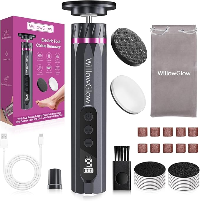 Professional Electric Foot Callus Remover, 9-Speed Cordless Foot File by Unknown