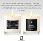 Lulu Candles | Pineapple Evergreen | Luxury Scented Soy Jar Candle | Hand - Image 2