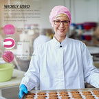 100 Pack 21" Disposable Nonwoven Bouffant Caps Hair Net - Image 5