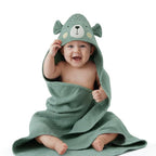 Blissful Diary Muslin Baby Hooded Towel, Soft and Absorbent Bath Towel - Image 8