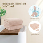 Orighty Microfiber Bath Towels Pack of 2 - Image 5