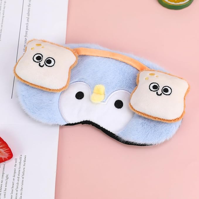 PERFECTSIGHT Sleep Eye Masks, Cute Penguin Sleep Eye Cover Lightweight - Image 4