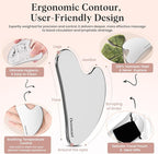 Stainless Steel Gua Sha Facial Tools, Lymphatic Drainage Massager - Image 5