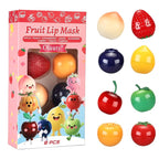 8 PCS Bee Lip Balm Lip Mask Fruit Pot - Image 5