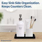 Spacewiser Countertop and Vanity Tray – Small 7.7” Silicone Tray, Soap - Image 4