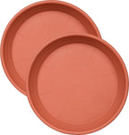 2 Pack of Plant Saucer 12 inch, 12 inch Plastic Plant Drip Trays, Heavy Duty by Unknown