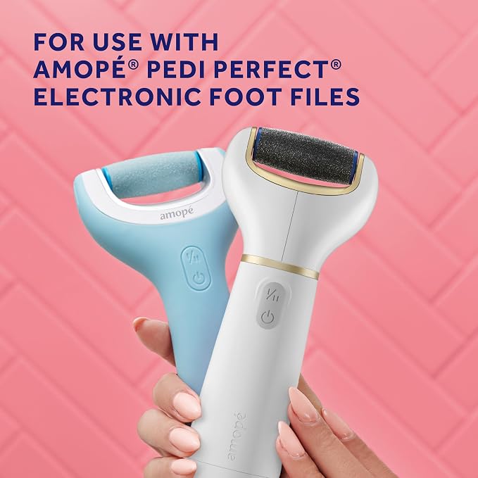 Amopé Pedi Perfect Electric Callus Remover Foot File Roller Head Refills - Image 6
