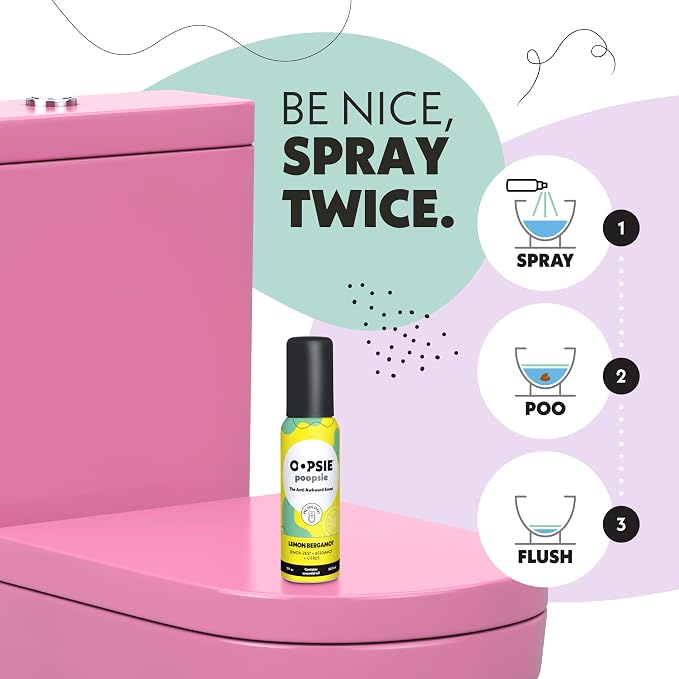 Oopsie Poopsie Toilet Spray, Travel Essentials, Each Up to 300 Uses, On-The-Go - Image 3