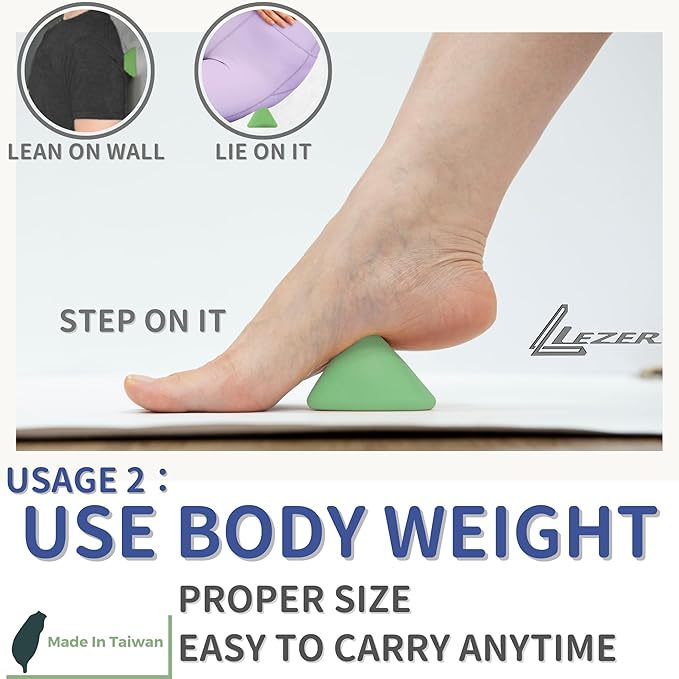 LEZER Trigger Massage Point, Manual Massage Ball, Muscle Knots Relief Tool - Image 4