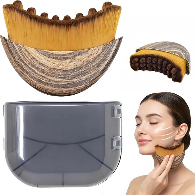 Lymphatic Drainage Face Brush – Dry Brush by BuildingYourBetterLife