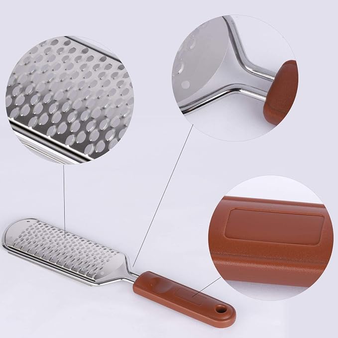 2 Pieces Colossal Foot Rasp Foot Files Callus Remover Foot Scrubber, Stainless - Image 3