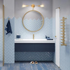 FadimiKoo 2-Light Gold Sconces Wall Light Fixtures, Bathroom Vanity Light - Image 5