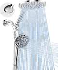 MakeFit Dual Handheld Shower Head Combo, 2-in-1 Rain Shower Heads System 8 Inch by MakeFit