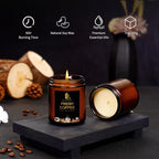 Fresh Coffee Candles, Coffee Scented Candle, Natural Soy Candles - Image 3