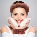 Zkptops Spa Headband for Washing Face Wristband Set Sponge Makeup Skincare - Image 2