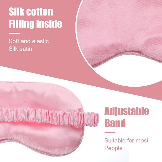 16 Pieces Silk Sleep Mask Silk Eye Mask - Image 4