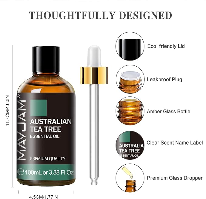 Australian Tea Tree Essential Oil, MAYJAM Pure Essential Oils - Image 6