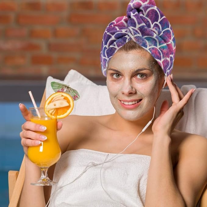 MADHOLLY Fast Drying Microfiber Hair Towel - Image 9