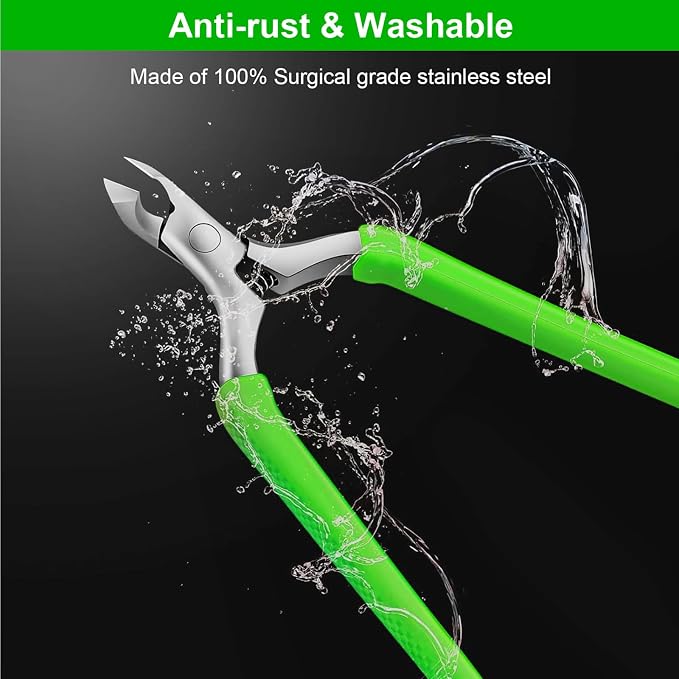 CGBE Cuticle Trimmer, 3/4 Jaw Extremely Sharp Cuticle Nippers, Professional - Image 6