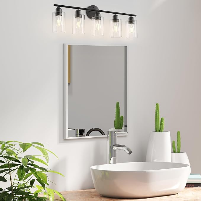Espird Bathroom Vanity Light Fixtures Matte Black Bathroom Lighting Fixture - Image 6