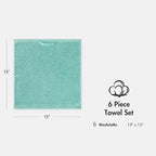 Madison Park 6-Piece Towel Washcloths Set - Image 9