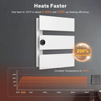 K&KALONZO Electric Towel Warmer, 18.35" W x 22.8" H Wall-Mounted Towel Heater - Image 2