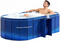 Portable Foldable Bathtub, Freestanding Bathtub No Installation, Bathroom SPA by HLCZLUZ