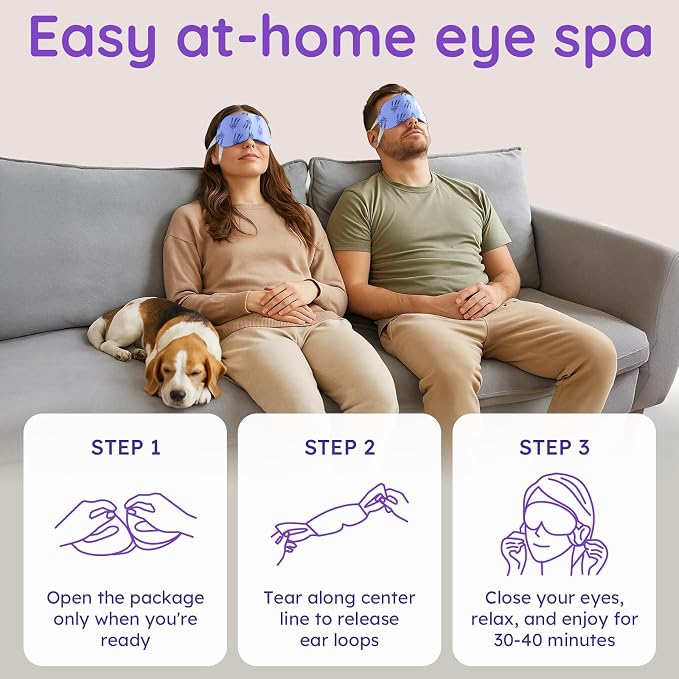 16 Pack Lavender Steam Eye Mask - Image 4