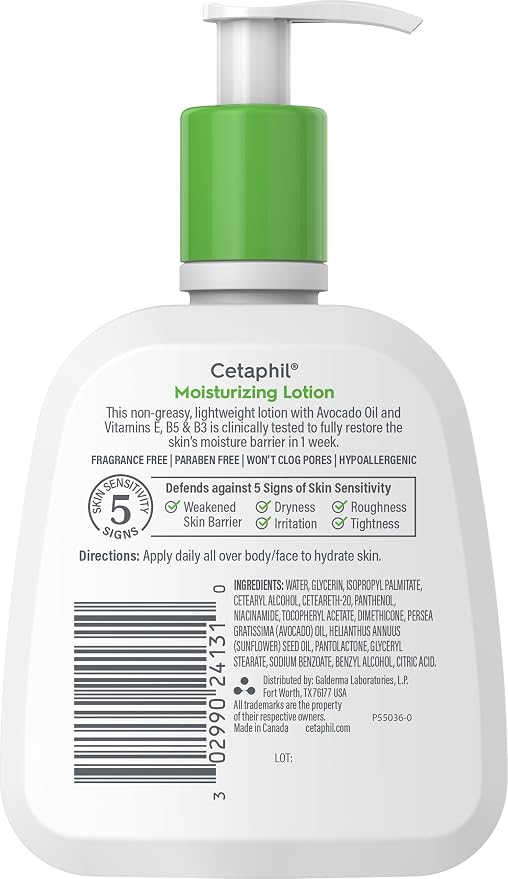 Cetaphil Face & Body Moisturizer, Hydrating Moisturizing Lotion - Image 9