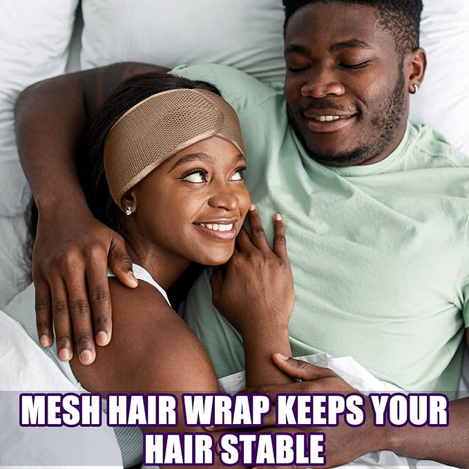 Xuhal 4 Pieces Mesh Hair Wraps for Black Women - Image 4
