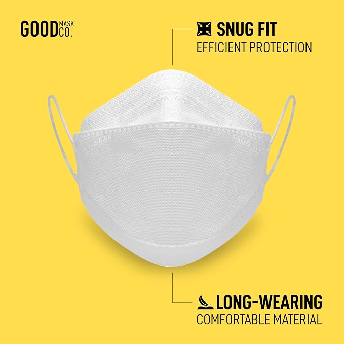 Good Mask Co. Good Comfort KN95, Disposable KN95, Comfortable, Bulk Face Masks - Image 2