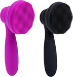 2 PC Silicone Facial Cleansing Brush Facial Scrubber Manual Exfoliating Facial by MtBoi